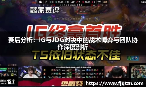 赛后分析：IG与JDG对决中的战术博弈与团队协作深度剖析
