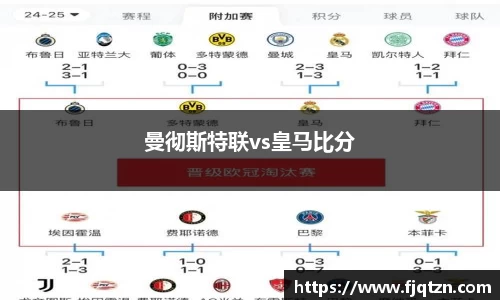 曼彻斯特联vs皇马比分